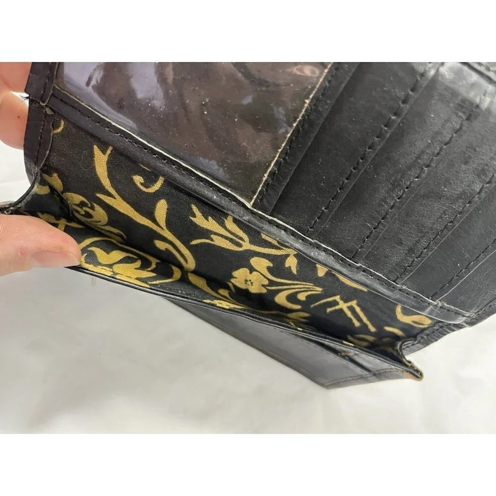 J.L. SALDIVAR hand Tooled Leather Black